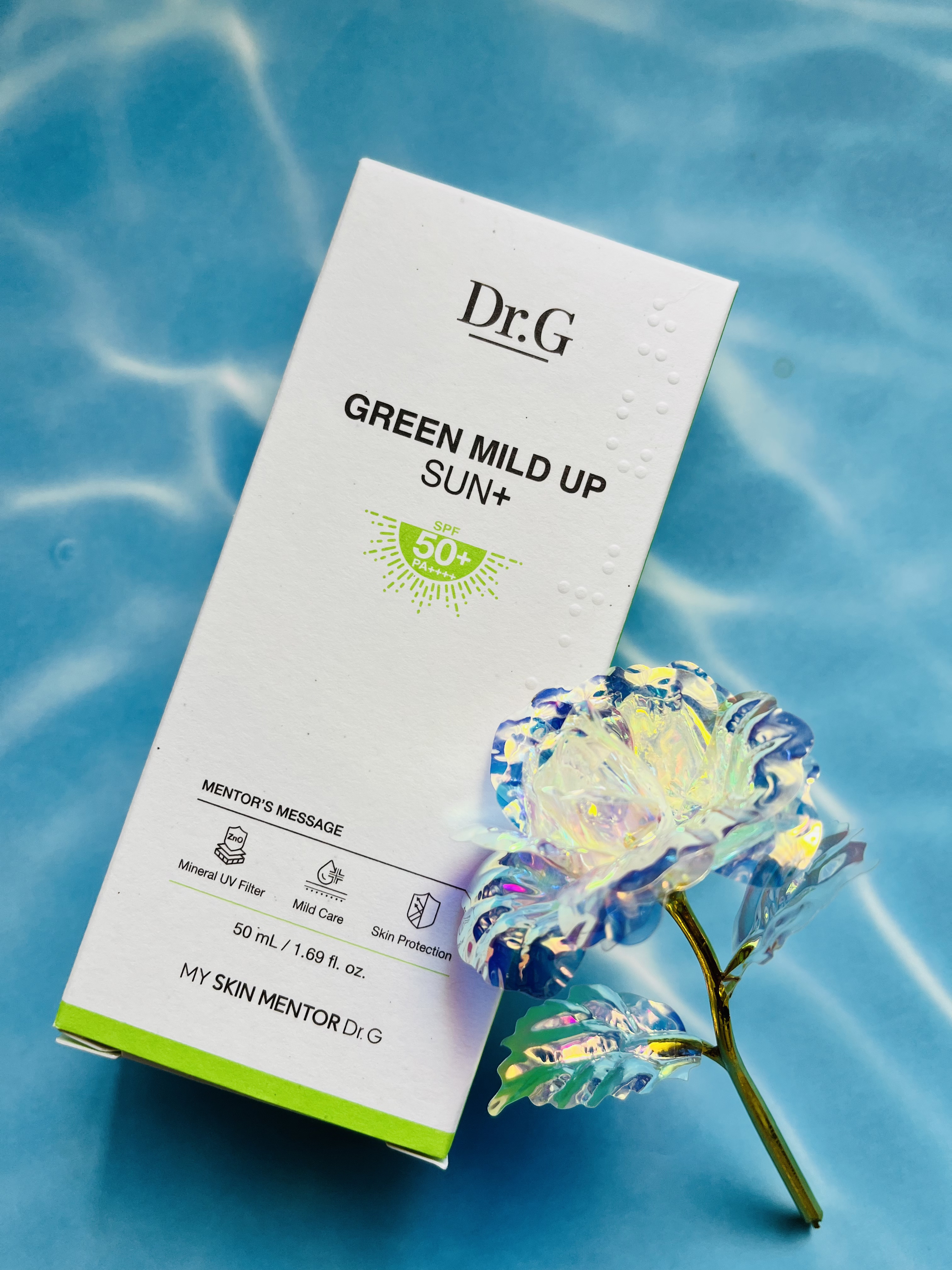 グリーンマイルドアップサンプラス/Dr.G/日焼け止めクリームを使ったクチコミ（2枚目）