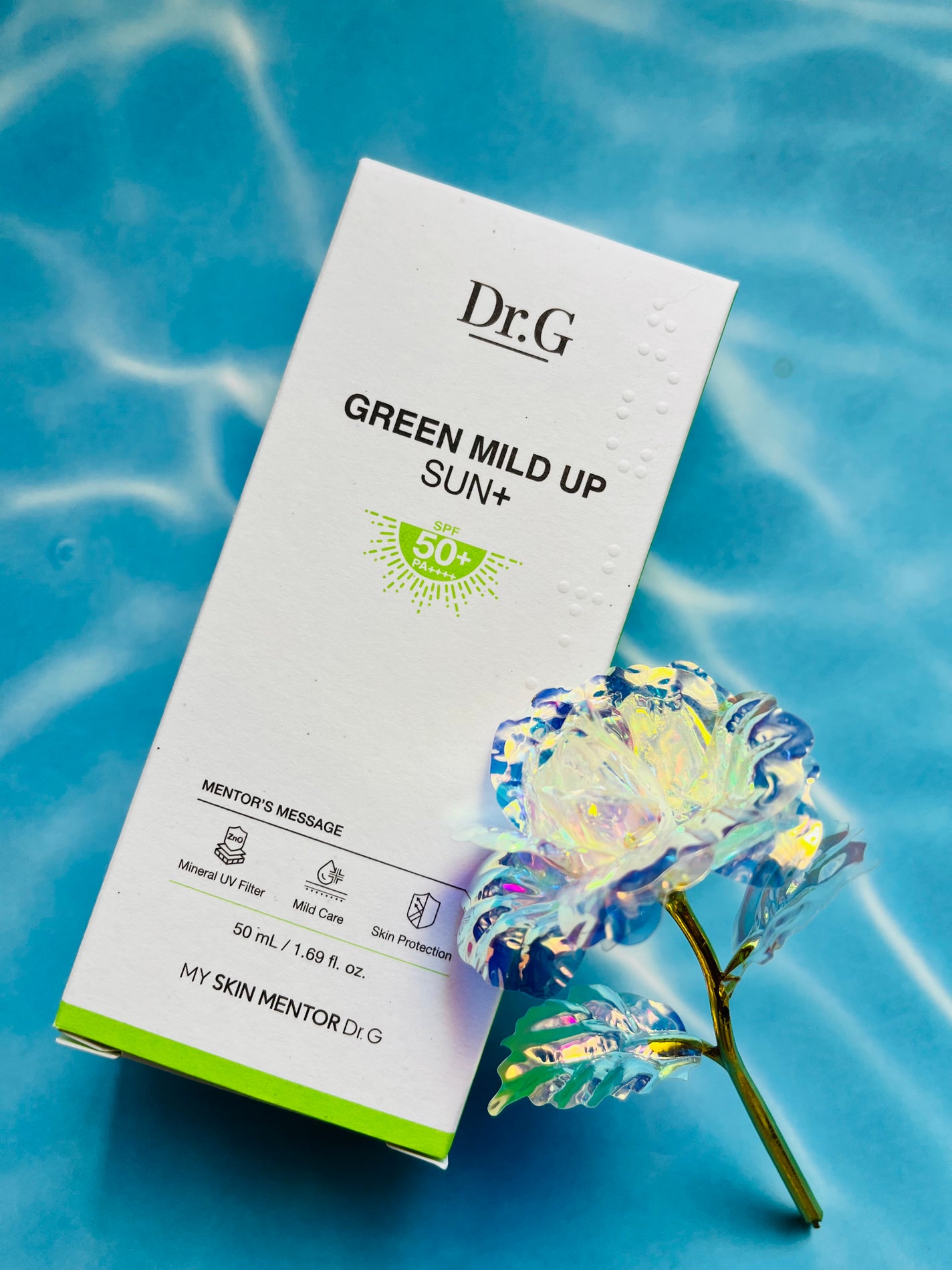 グリーンマイルドアップサンプラス/Dr.G/日焼け止めクリームを使ったクチコミ(2枚目)