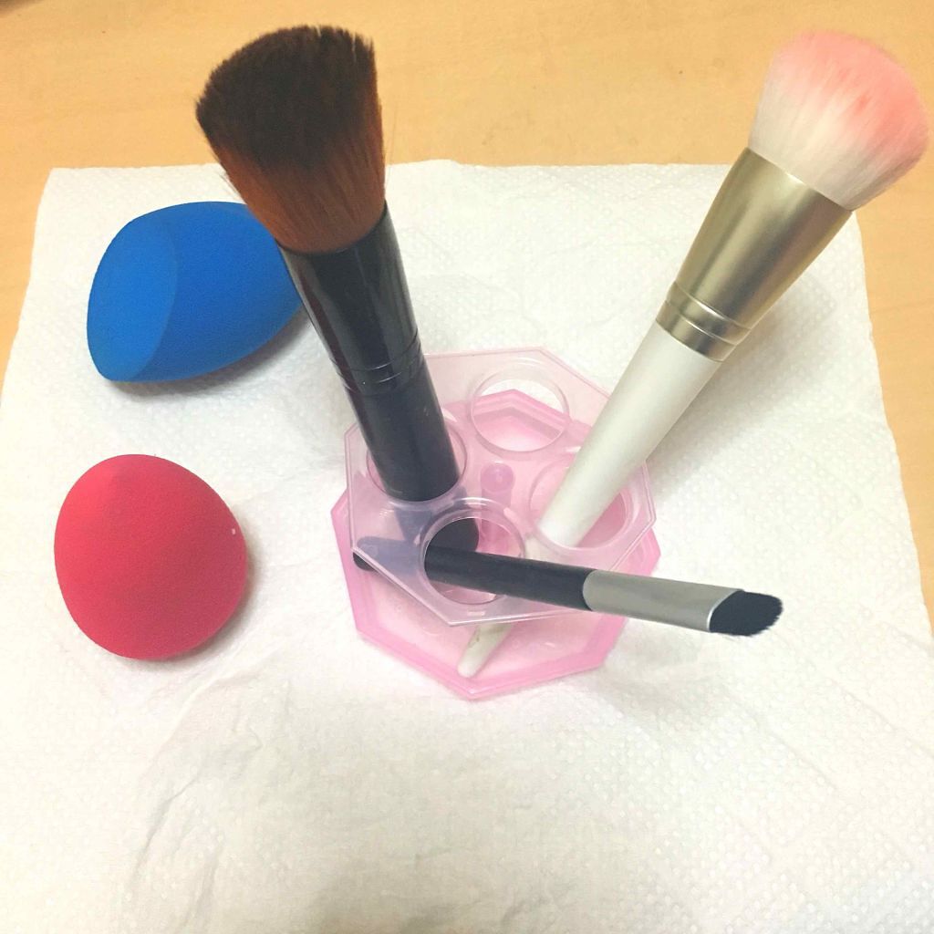 メイクブラシ専用クリーナー/DAISO/その他化粧小物を使ったクチコミ(1枚目)