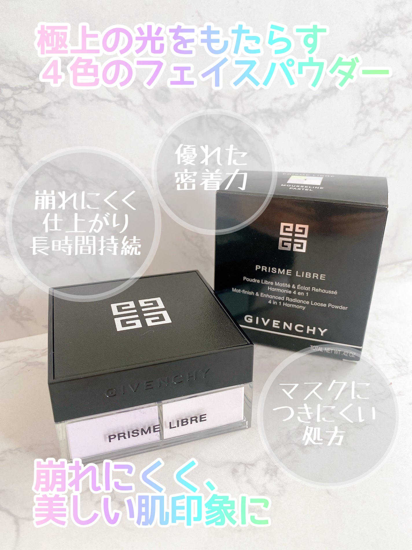 プリズム・リーブル/GIVENCHY/ルースパウダーを使ったクチコミ(2枚目)