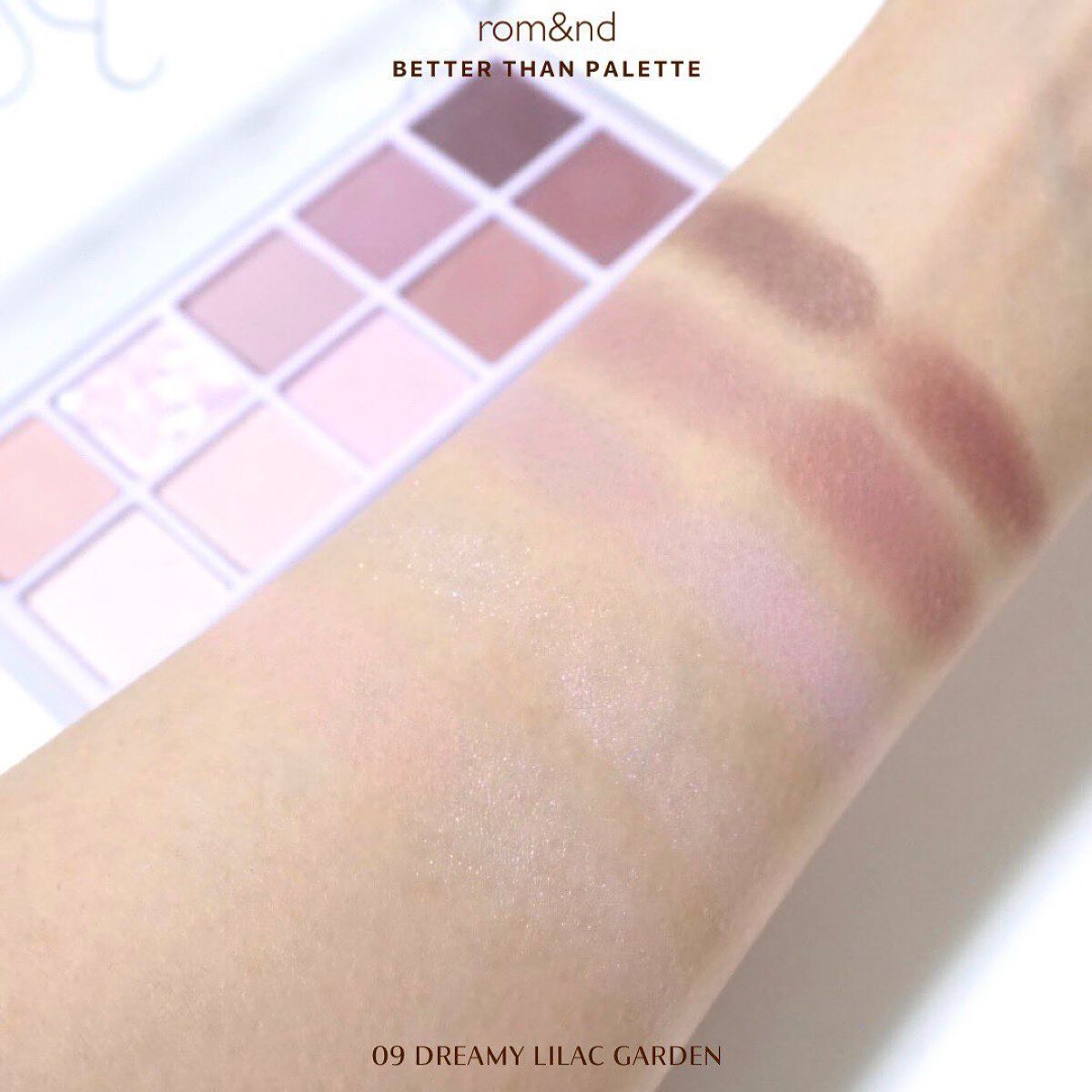 ベターザンパレット/rom&nd/アイシャドウパレットを使ったクチコミ(2枚目)