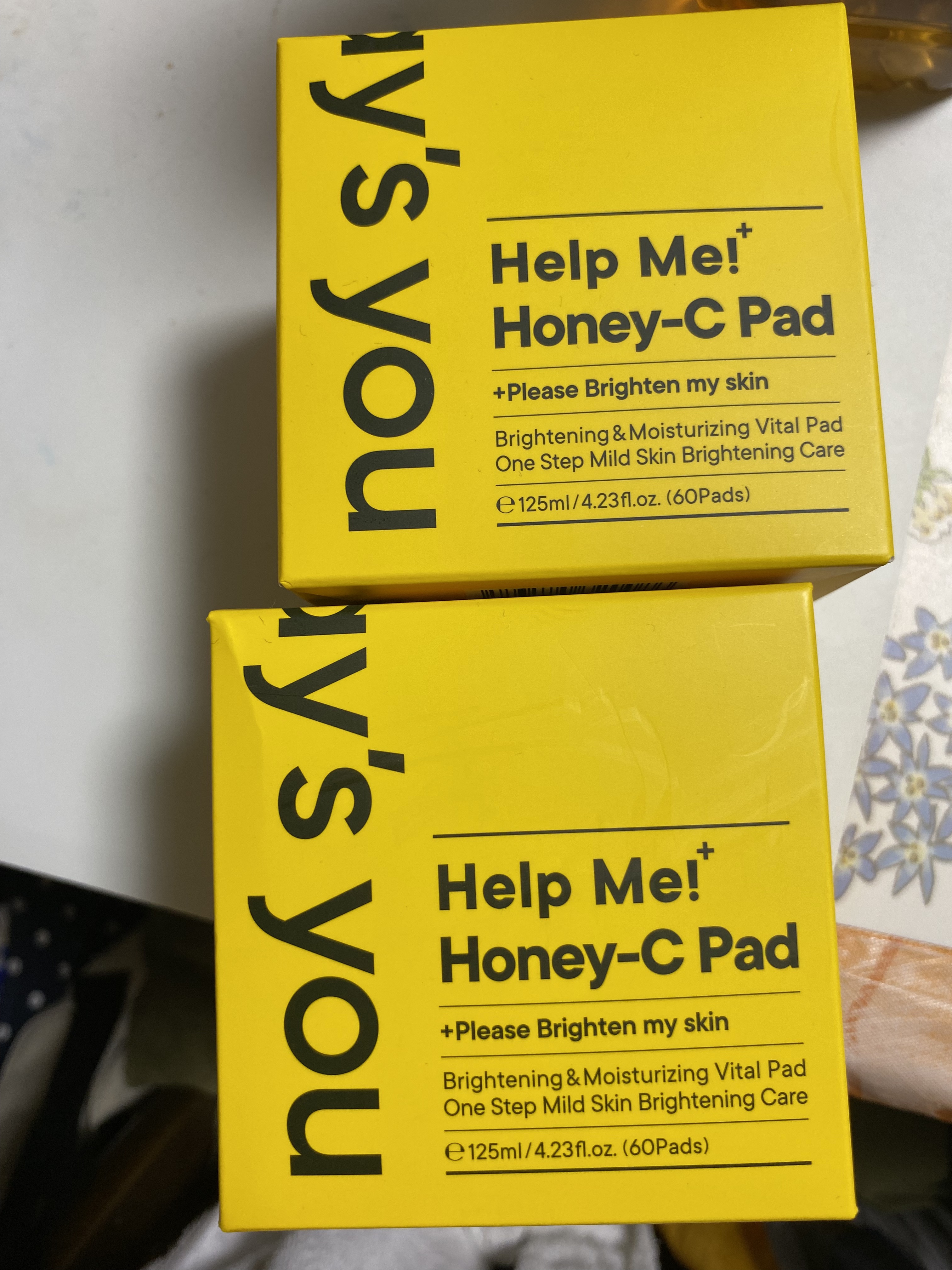 ヘルプミー! ハニーCパッド/One-day's you/トナーパッドを使ったクチコミ（1枚目）