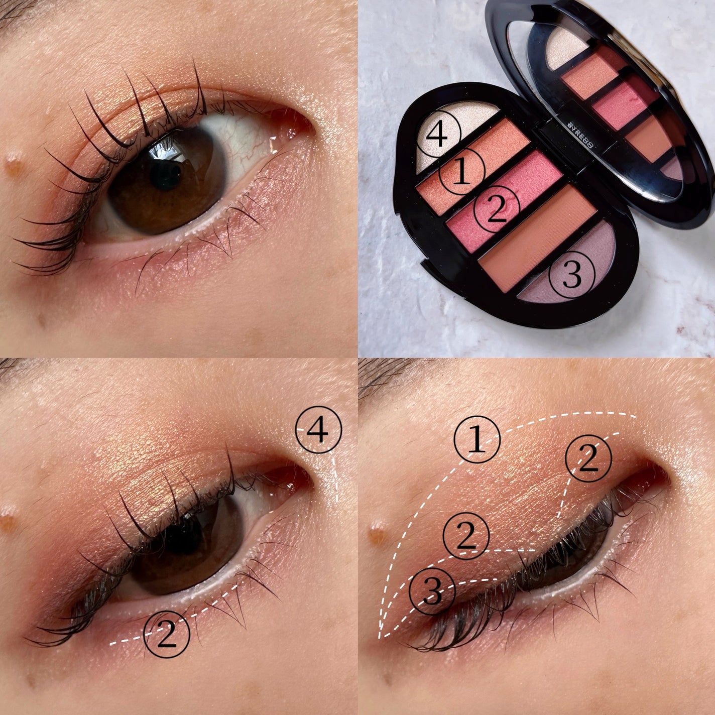 Eyeshadow 5 Colour Compacts/BYREDO/アイシャドウパレットを使ったクチコミ(5枚目)