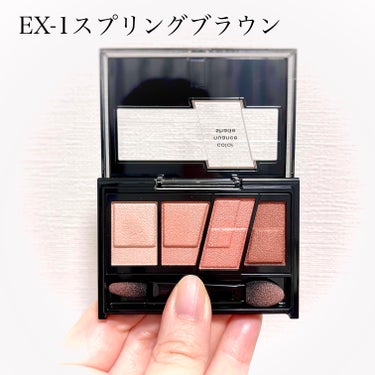 KATE デザイニングブラウンアイズのクチコミ「KATE
デザイニングブラウンアイズ
EX-1スプリングブラウン

LIPS様からいただきまし.....」（2枚目）