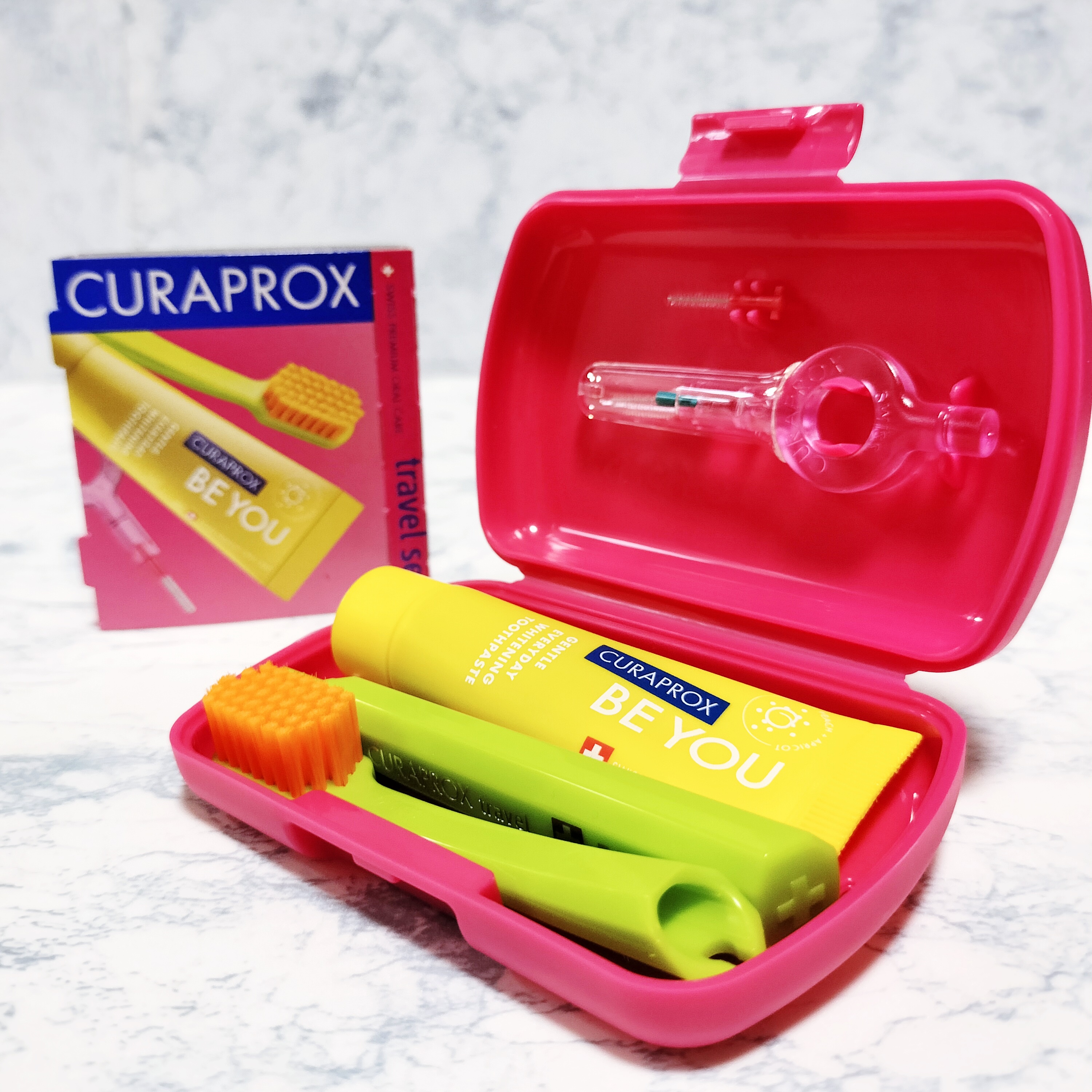 トラベルセット　クラプロックスビーユー/CURAPROX/歯ブラシを使ったクチコミ（1枚目）