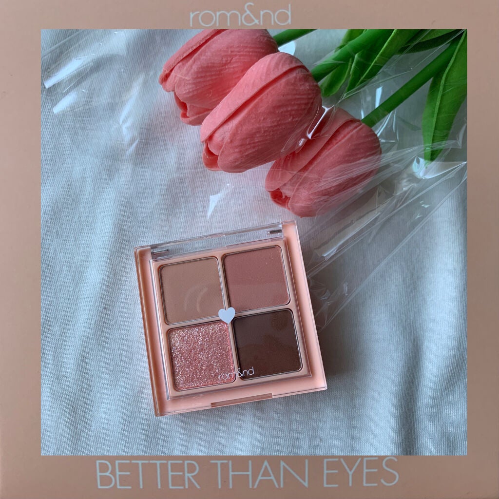 ベターザンアイズ/rom&nd/アイシャドウパレットを使ったクチコミ(1枚目)