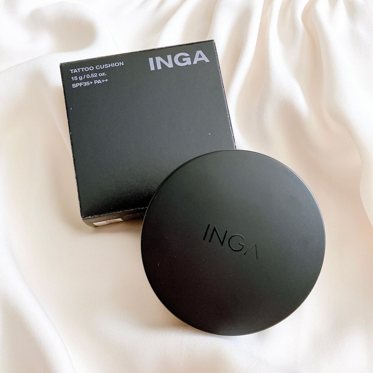 タトゥークッションファンデーション/INGA/クッションファンデーションを使ったクチコミ（2枚目）