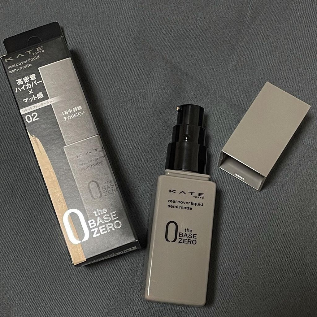リアルカバーリキッド(セミマット)/KATE/リキッドファンデーションを使ったクチコミ(1枚目)