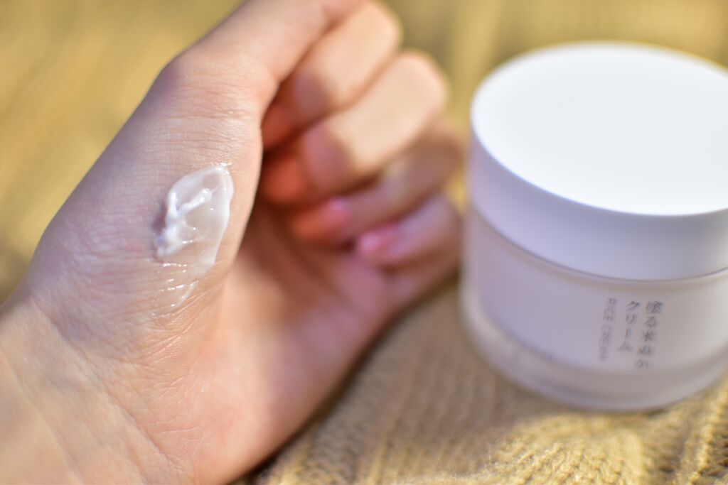 塗る米ぬかクリーム/米一途/フェイスクリームを使ったクチコミ(3枚目)