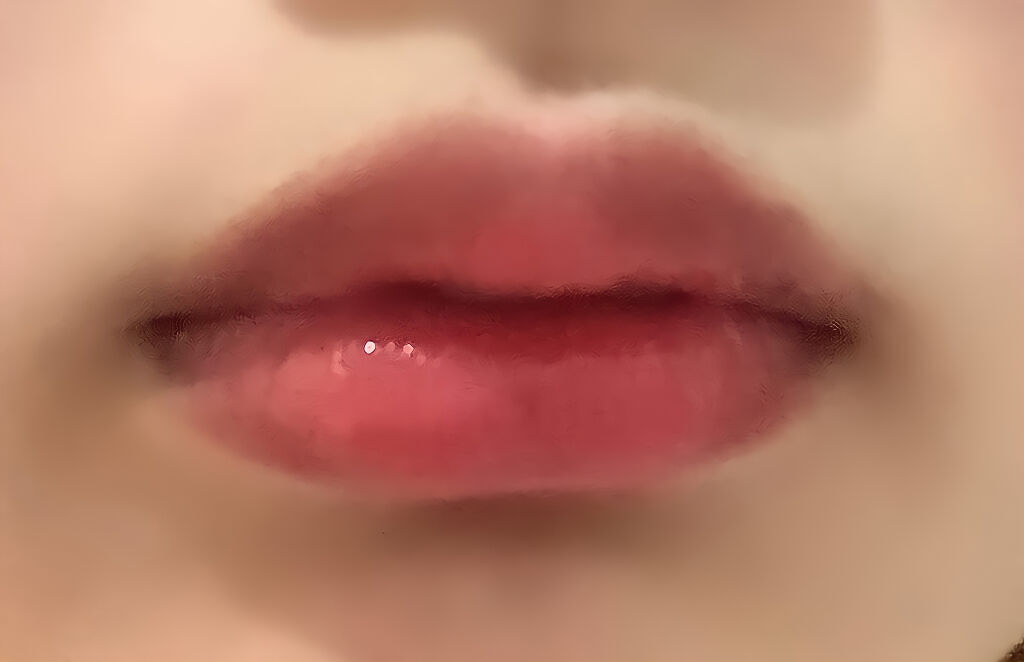 ジューシーラスティングティント/rom&nd/リップティントを使ったクチコミ（2枚目）