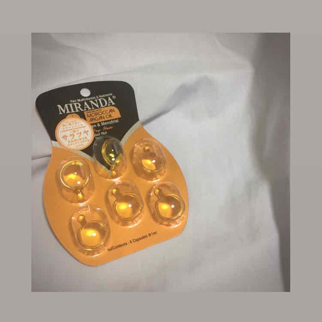 ヘアビタミン シルキーシャインヘアオイル/MIRANDA/ヘアオイルを使ったクチコミ(1枚目)