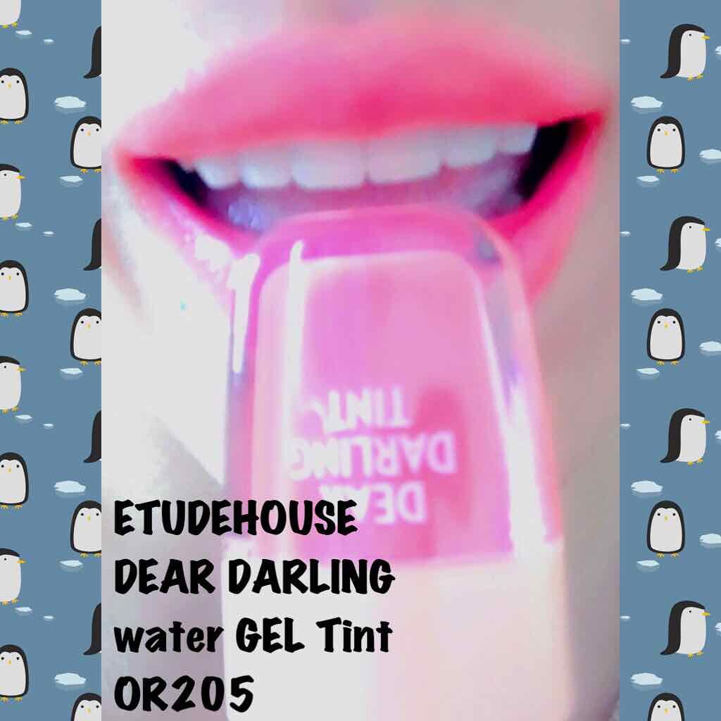 ディアダーリン ウォータージェルティント (アイスティント)/ETUDE/口紅を使ったクチコミ(1枚目)