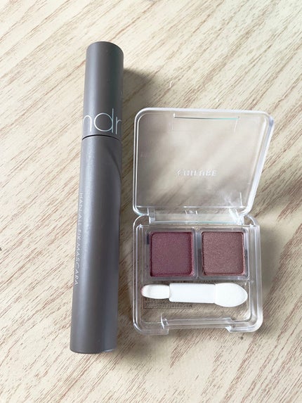 ツイン カラー アイシャドウ/ちふれ/アイシャドウパレットを使ったクチコミ(2枚目)