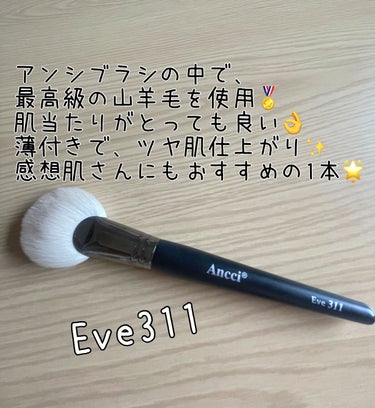 ANC 102S/Ancci brush/メイクブラシを使ったクチコミ（4枚目）