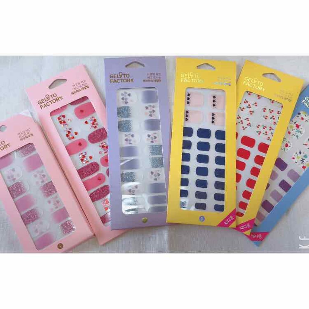 ネイルフィット ジェルネイルシール/GELATO FACTORY/ネイルシールを使ったクチコミ（3枚目）