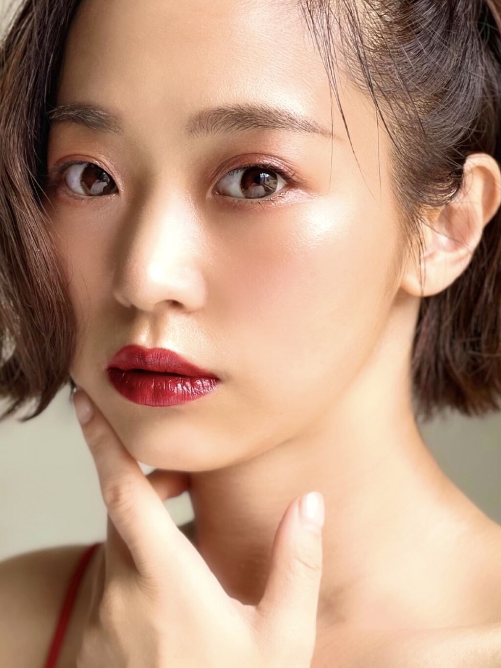 クレヨンリップ スモーキーレッド/＆be/口紅を使ったクチコミ（2枚目）