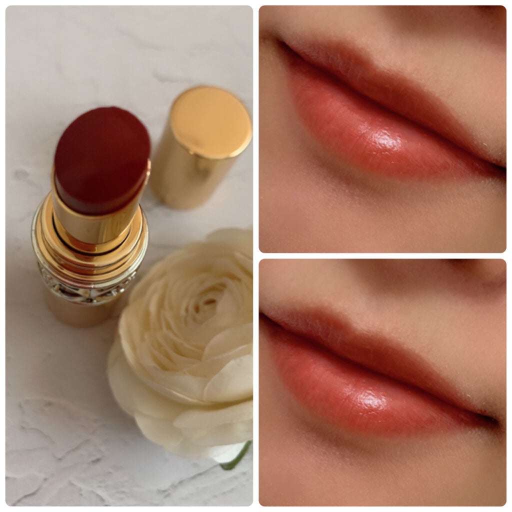 ルージュ ヴォリュプテ シャイン/YVES SAINT LAURENT BEAUTE/口紅を使ったクチコミ(2枚目)