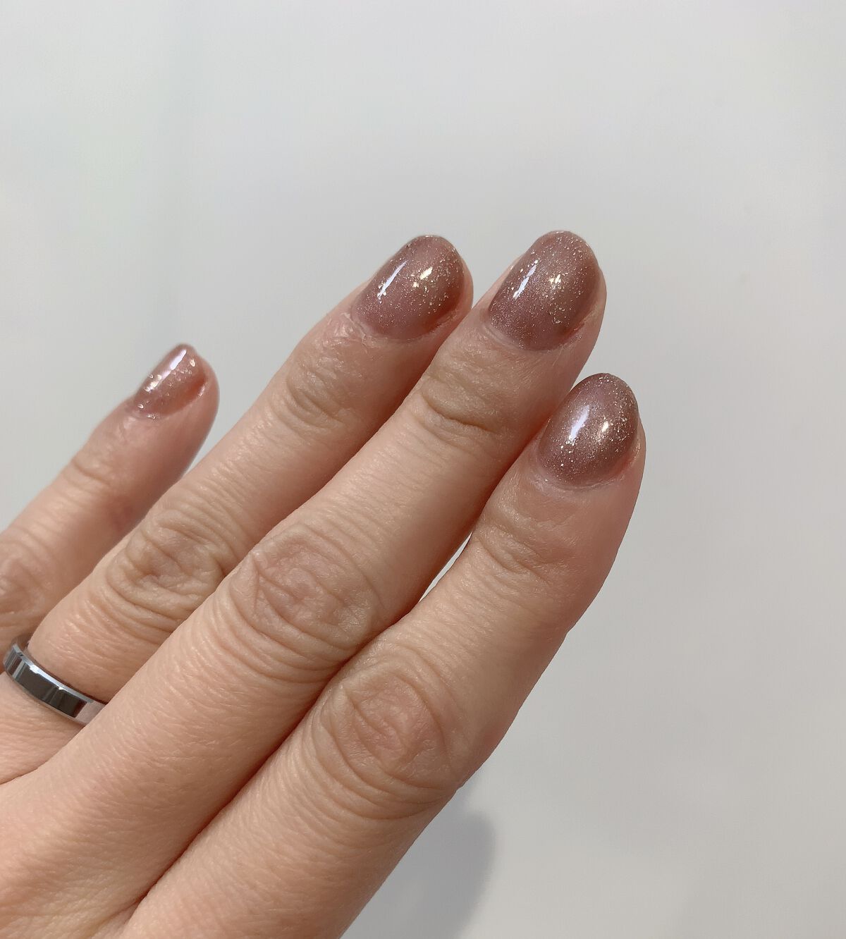 ウィークリージェル NE-137 ココナッツブラウン(Coconut Brown)/HOMEI/ジェルネイルを使ったクチコミ（3枚目）