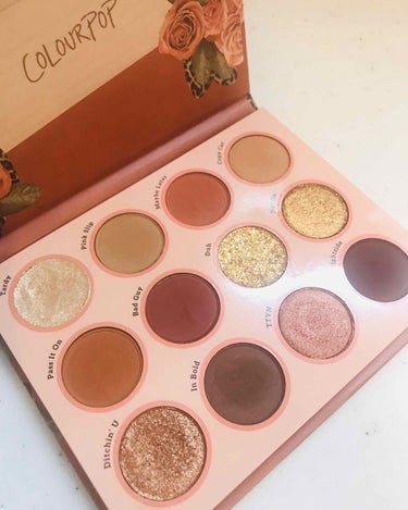 ドリームストリートプレストパウダー シャドーパレット/ColourPop/パウダーアイシャドウを使ったクチコミ（2枚目）