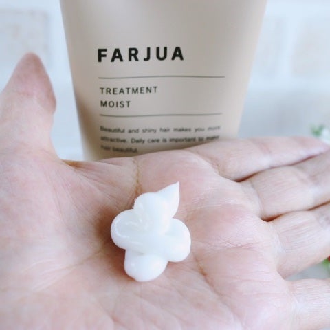 ファルジュアトリートメントモイスト/サンコール/洗い流すヘアトリートメントを使ったクチコミ(3枚目)