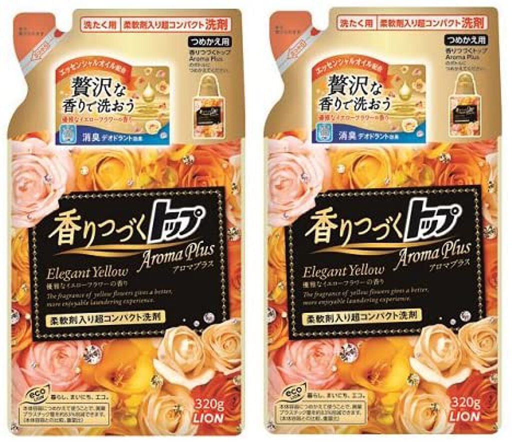 香りつづくトップ Aroma Plus Elegant Yellow(アロマプラスエレガントイエロー) つめかえ用 320g
