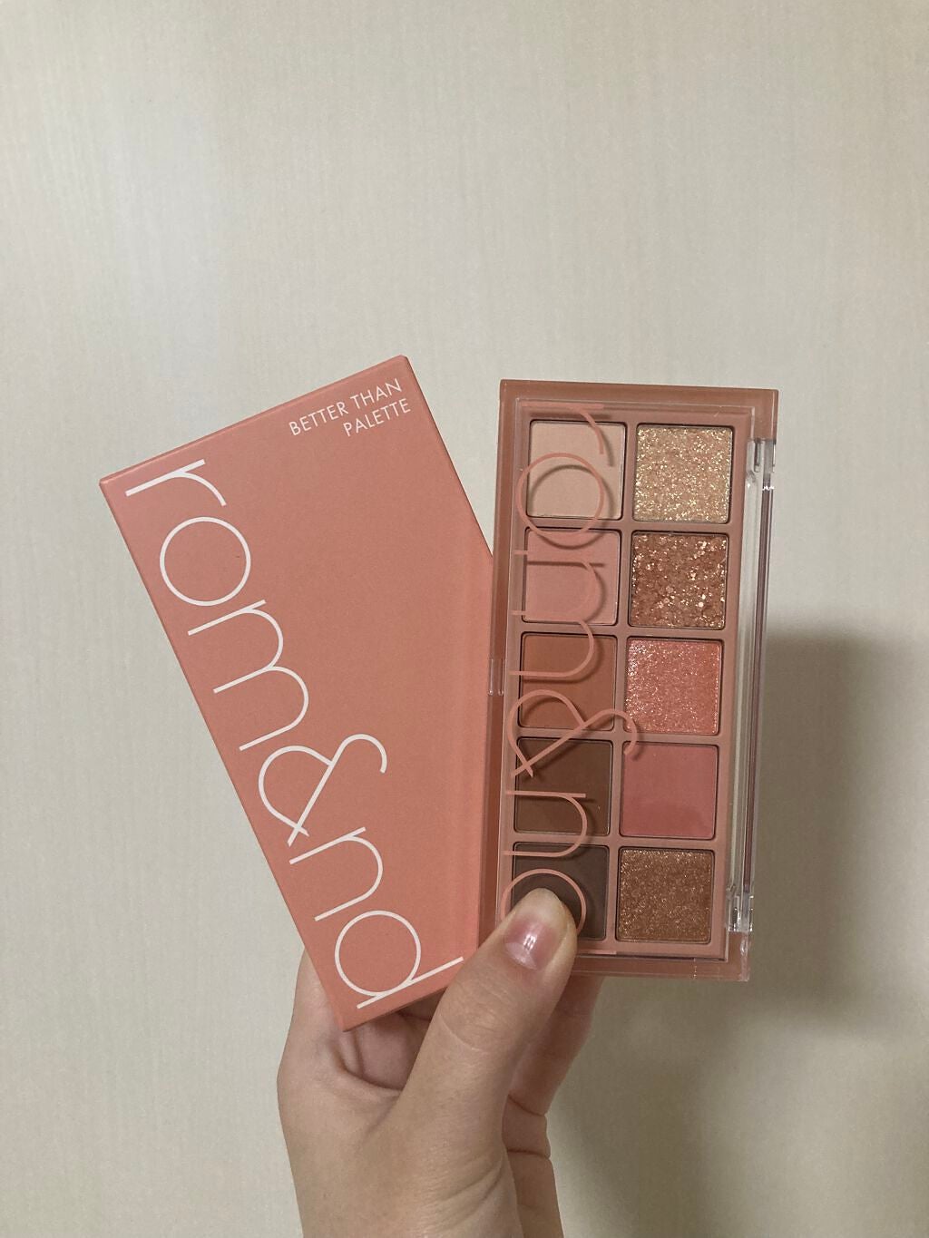 ベターザンパレット/rom&nd/アイシャドウパレットを使ったクチコミ(1枚目)