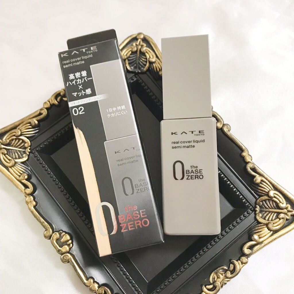 リアルカバーリキッド(セミマット)/KATE/リキッドファンデーションを使ったクチコミ(1枚目)