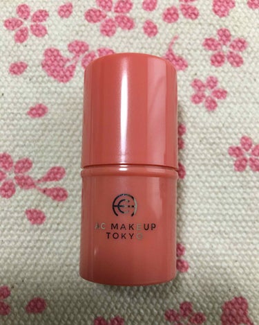 AC MAKEUP AC スティック チーク のクチコミ「♪麦わらの〜帽子のき〜みが揺れたマリーゴールドに似てる♪

どうもおじさんです👓
※本件はあい.....」（1枚目）