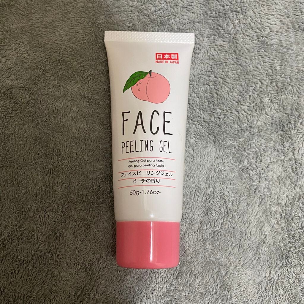 フェイスピーリングジェル ピーチの香り/DAISO/ピーリングを使ったクチコミ(1枚目)