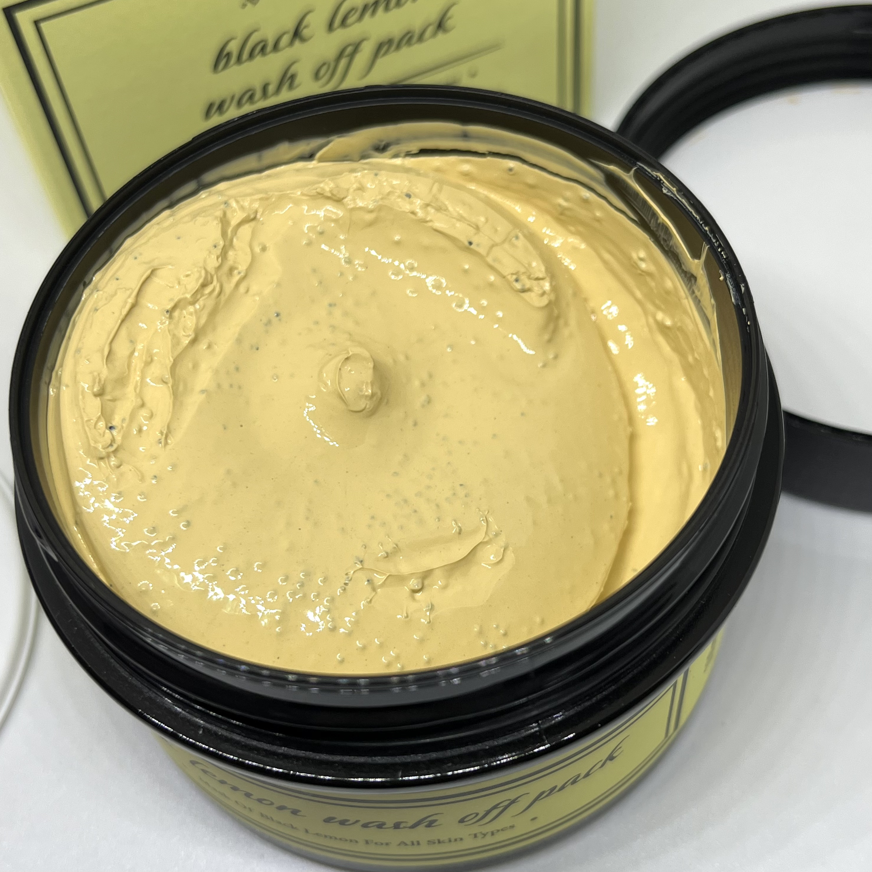 black lemon wash off pack/Aetem /洗い流すパック・マスクを使ったクチコミ（2枚目）