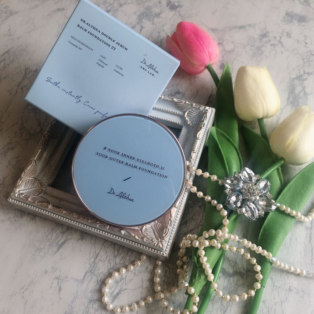 ダブル セラム バーム ファンデーション/Dr.Althea/クリーム・エマルジョンファンデーションを使ったクチコミ(1枚目)