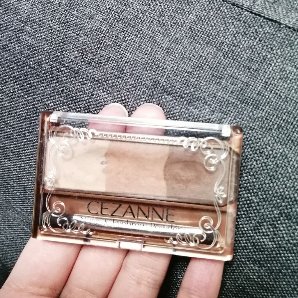 ノーズ&アイブロウパウダー/CEZANNE/パウダーアイブロウを使ったクチコミ(1枚目)