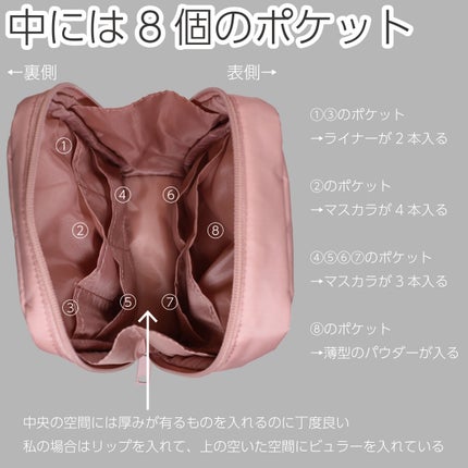 ナイロンメイクポーチ/無印良品/化粧ポーチを使ったクチコミ(4枚目)