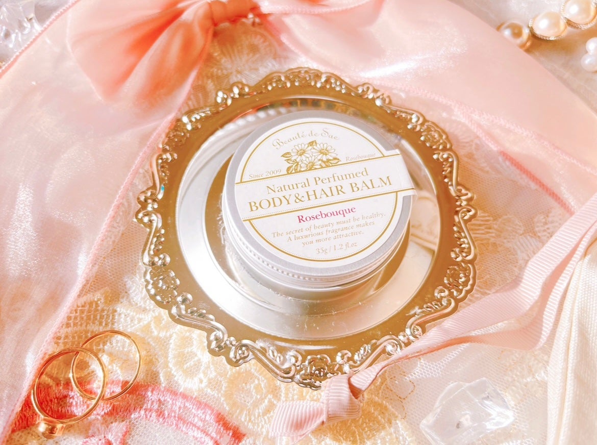ナチュラル パフュームド ボディ&ヘア バーム(ローズブーケ)/ボーテ デュ サエ/ボディクリームを使ったクチコミ(1枚目)