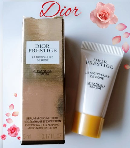 プレステージ マイクロ ユイル ド ローズ セラム/Dior/美容液を使ったクチコミ(1枚目)