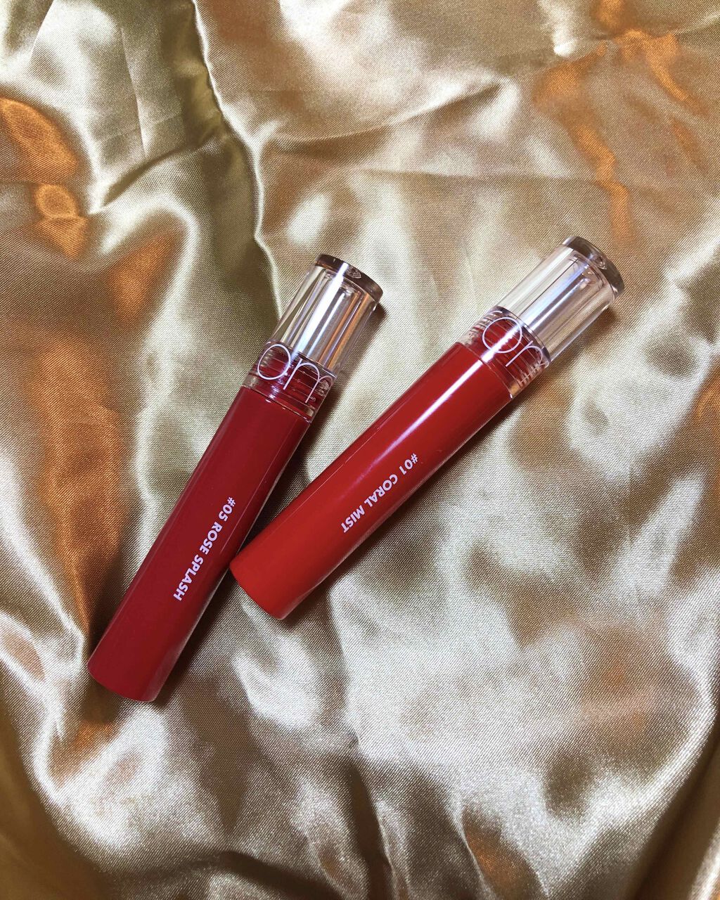 グラスティングウォーターティント/rom&nd/リップティントを使ったクチコミ（1枚目）