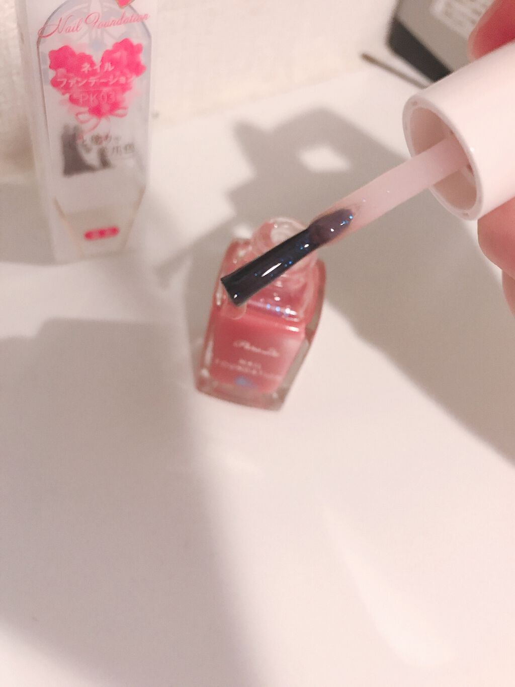 ネイルファンデーション/パラドゥ/マニキュアを使ったクチコミ(4枚目)