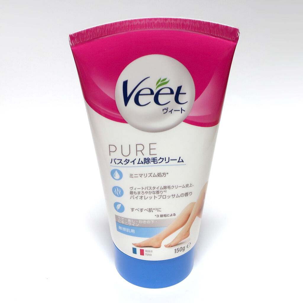 ヴィート ピュアバスタイム除毛クリーム 敏感肌用/Veet/除毛クリームを使ったクチコミ（2枚目）