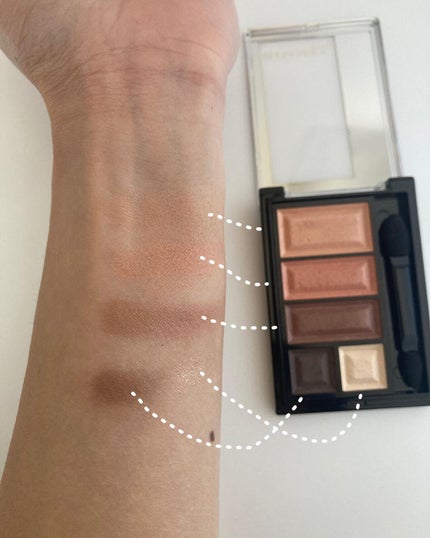 ショコラスウィート アイズ ソフトマット/リンメル ロンドン/アイシャドウパレットを使ったクチコミ(3枚目)