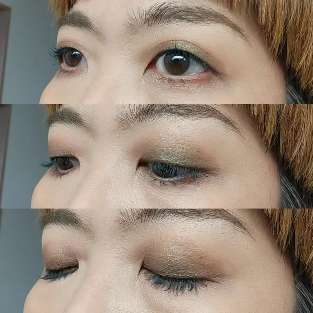 トーン タッチ アイズ 107 宵雫＜限定色＞/SUQQU/単色アイシャドウを使ったクチコミ（3枚目）