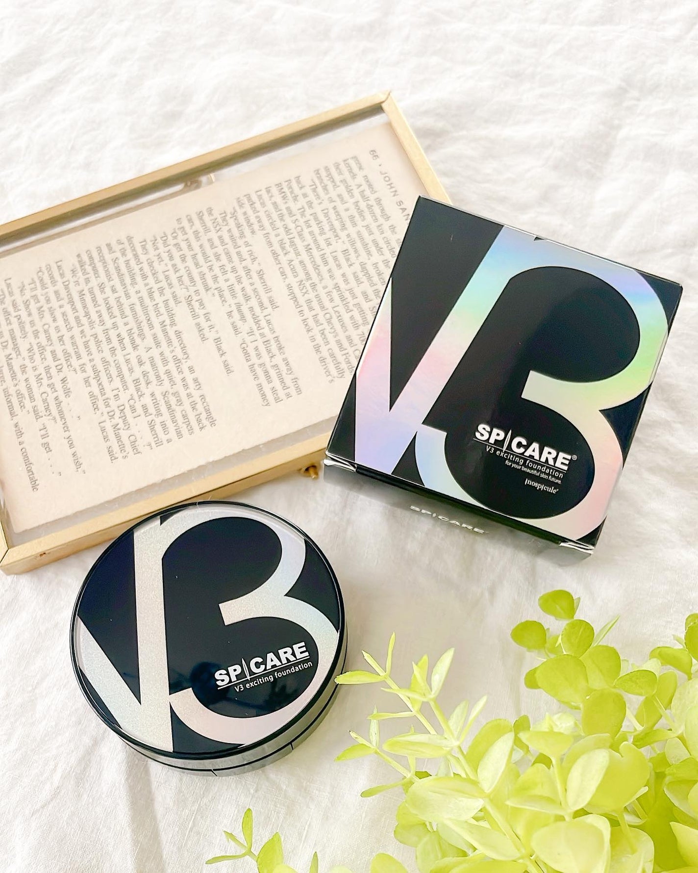 V3 エキサイティングファンデーション/SPICARE/クッションファンデーションを使ったクチコミ(1枚目)