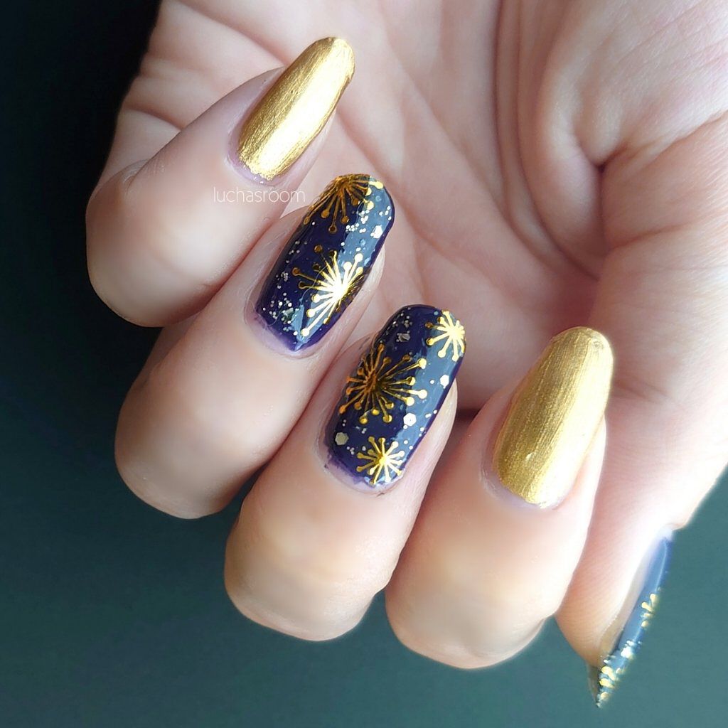 ネイルポリッシュ Planet Nailを使った口コミ 花火ネイル 今年も花火は見にいけないので By るか Luchasroom 乾燥肌 Lips