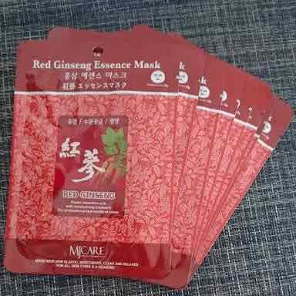 紅参エッセンスマスク/MJ-Care/その他スキンケアグッズを使ったクチコミ(1枚目)