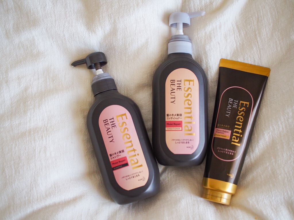 THE BEAUTY 髪のキメ美容プレミアムトリートメント<モイストリペアプレミアム>/エッセンシャル/洗い流すヘアトリートメントを使ったクチコミ(1枚目)