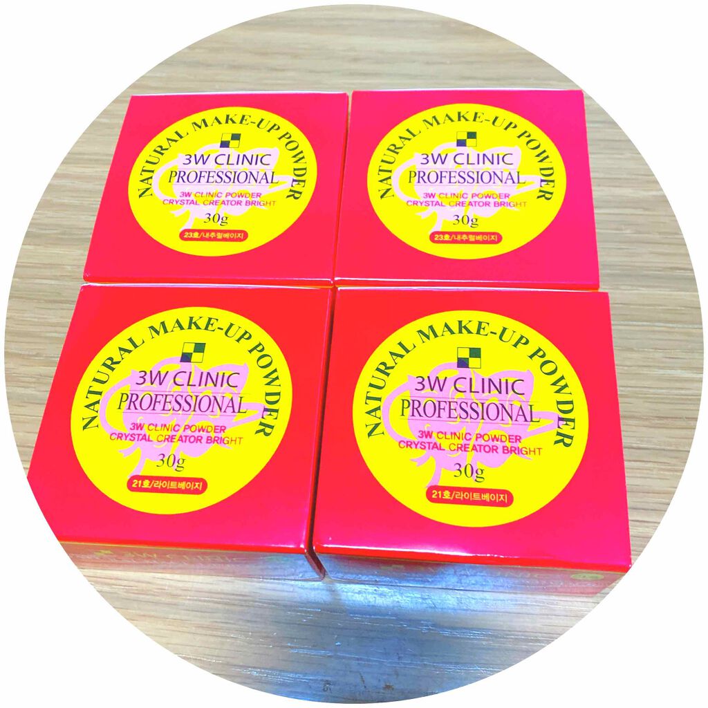 ナチュラルメイクアップパウダー/3W CLINIC(韓国)/ルースパウダーを使ったクチコミ(1枚目)