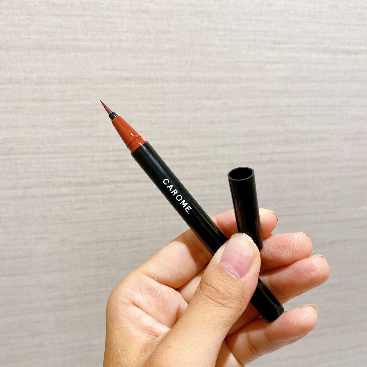 ウォータープルーフ リキッドアイライナー/CAROME./リキッドアイライナーを使ったクチコミ(4枚目)