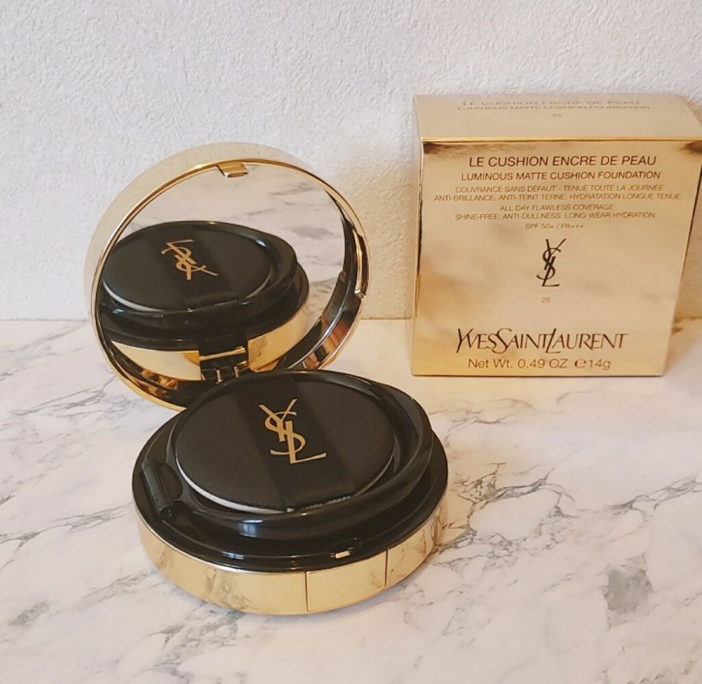 アンクル ド ポー ルクッションN/YVES SAINT LAURENT BEAUTE/クッションファンデーションを使ったクチコミ（2枚目）