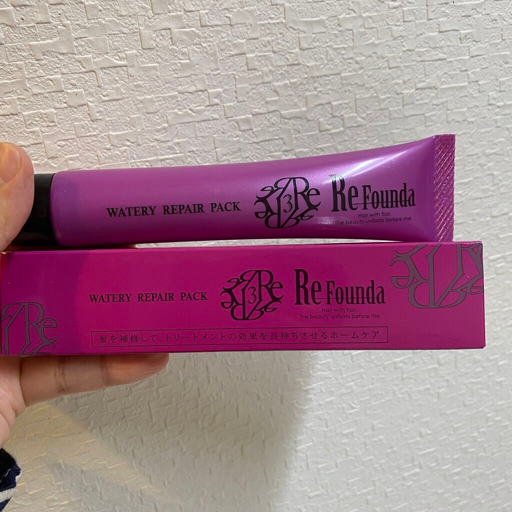 リファンデウォータリーリペアパック しっとり/サロンシャンプー/ヘアマスク・ヘアパックを使ったクチコミ(1枚目)