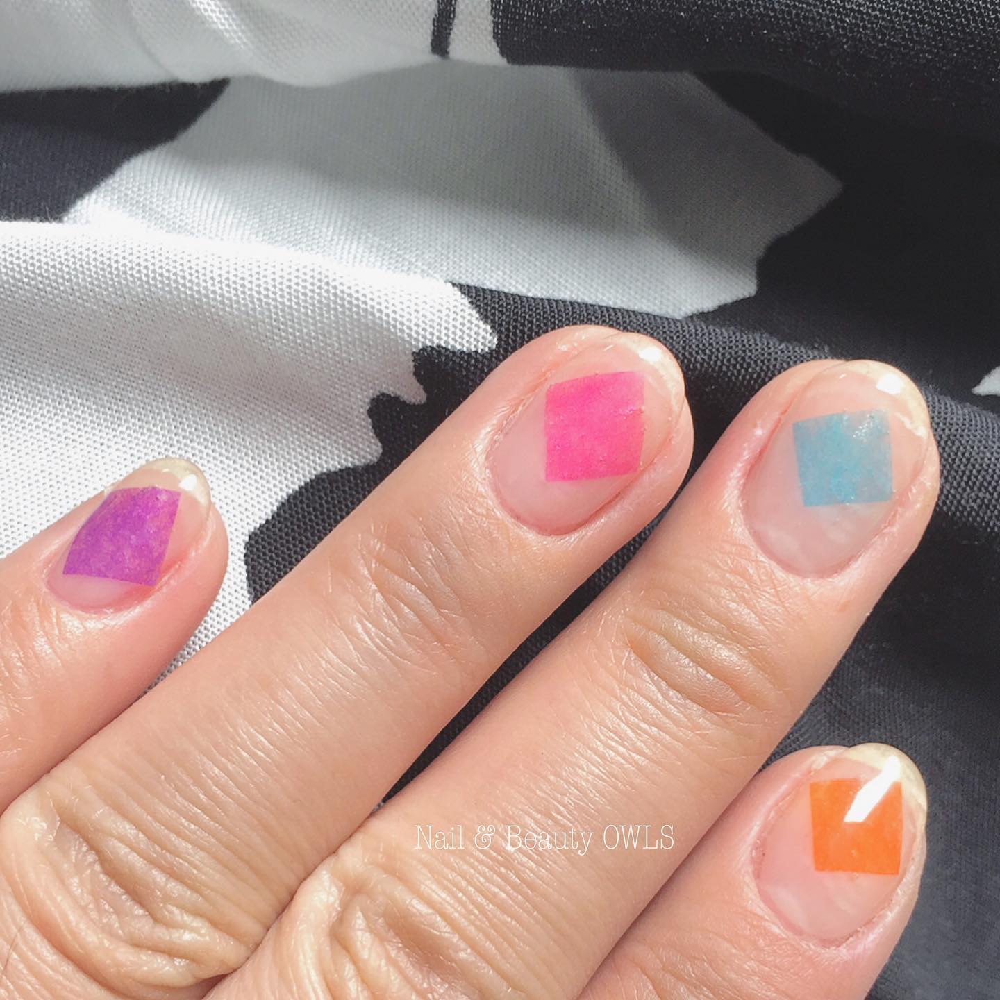 #カラフルネイル,#個性的ネイル,#個性派ネイル,#シンプルネイル,#クリアネイルのネイルデザイン