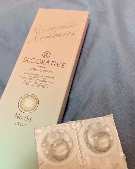 デコラティブアイズ UVモイスト/Decorative Eyes/カラーコンタクトレンズを使ったクチコミ(1枚目)